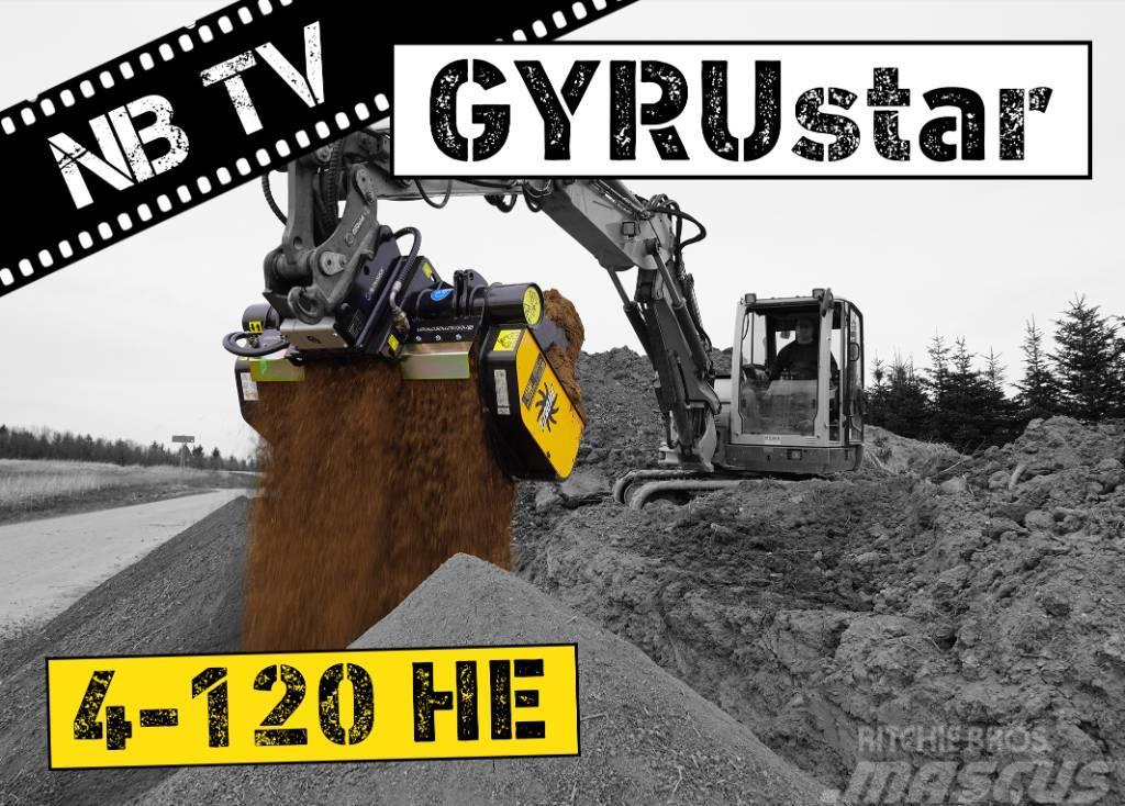 Gyru-Star 4-120HE | Siebschaufel Radlader & Bagger Siebschaufeln