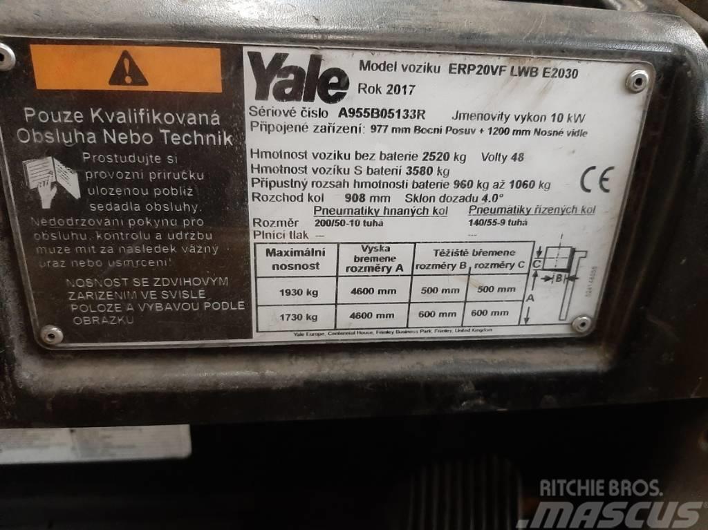 Yale ERP20VFLWB Elektro Stapler