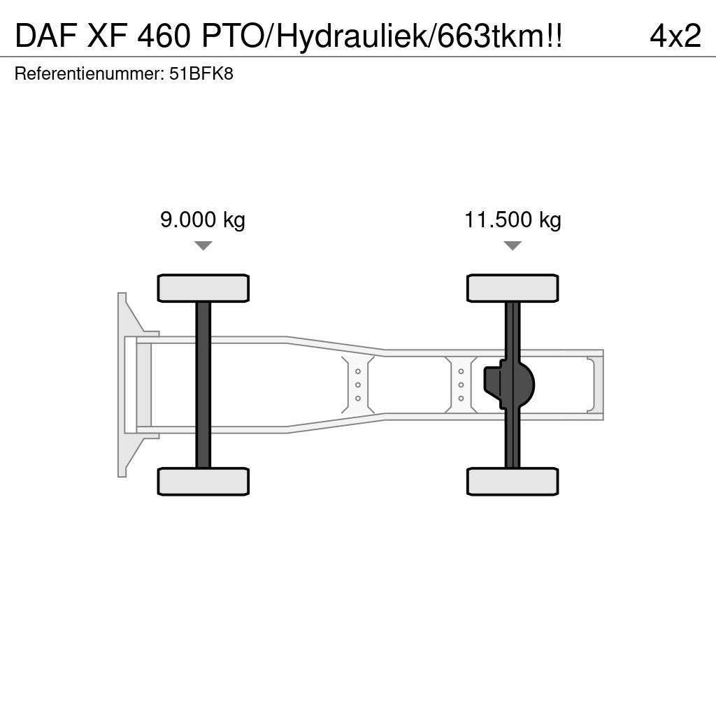 DAF XF 460 PTO/Hydrauliek/663tkm!! Sattelzugmaschinen