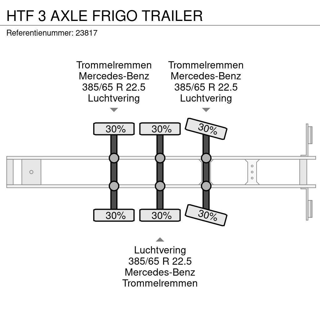 HTF 3 AXLE FRIGO TRAILER Kühlauflieger