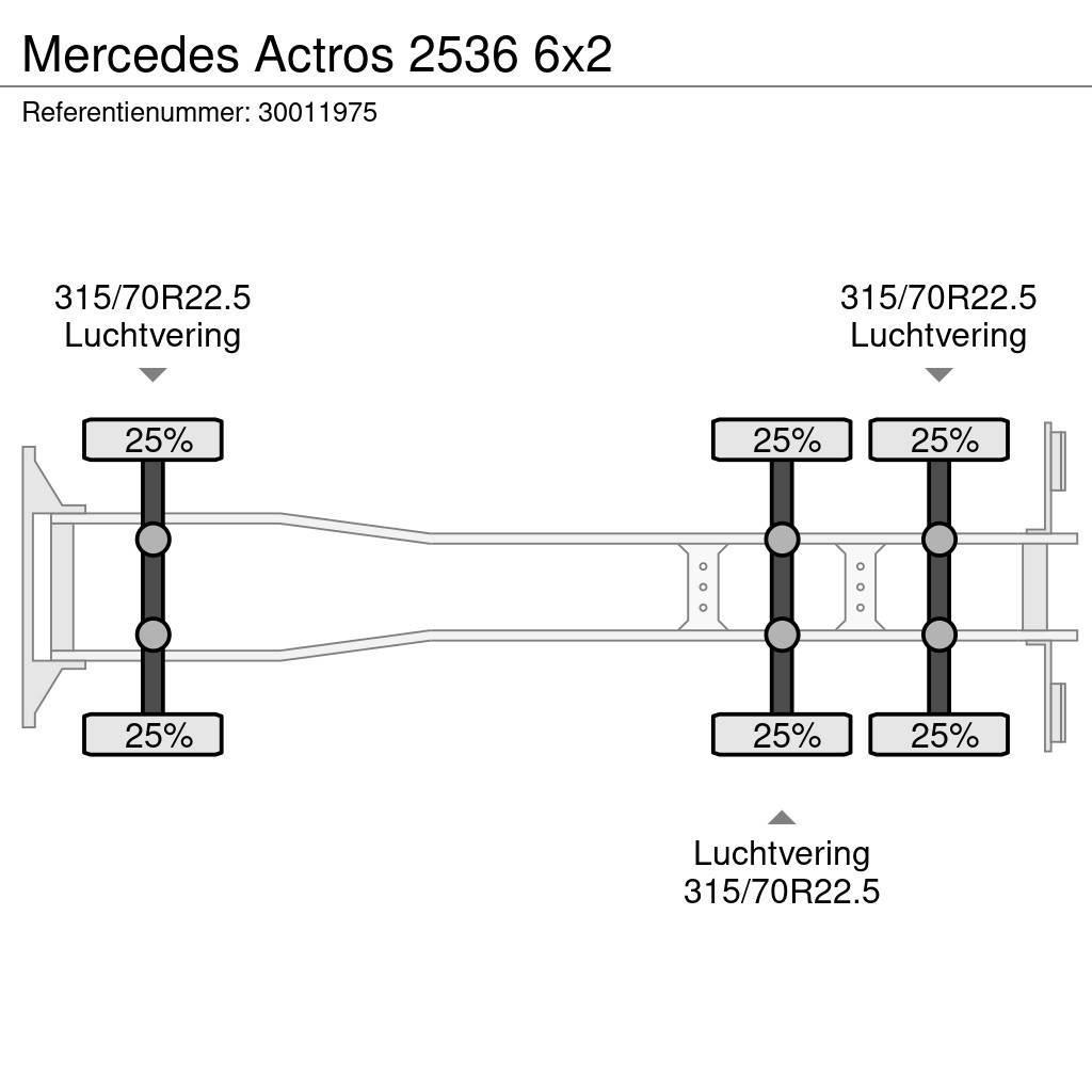 Mercedes-Benz Actros 2536 6x2 Kastenaufbau