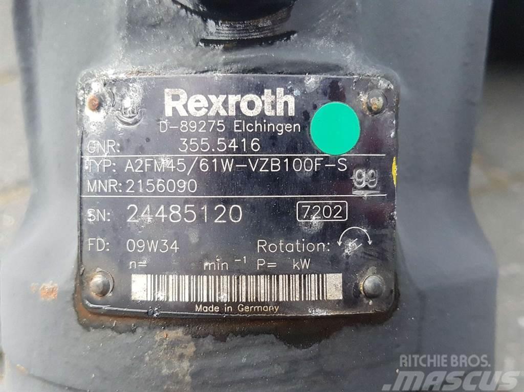 Rexroth A2FM45/61W-R902156090-Drive motor/Fahrmotor Hydraulik