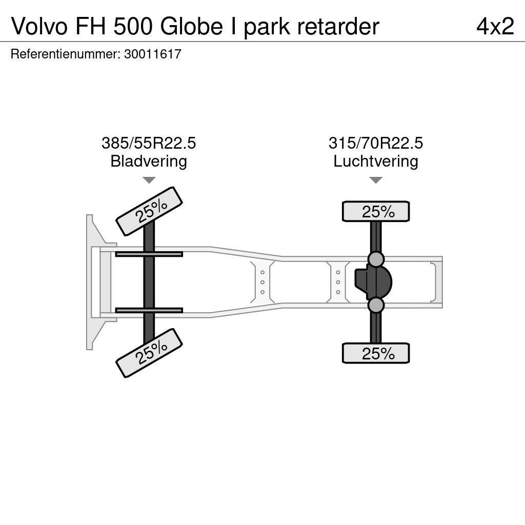 Volvo FH 500 Globe I park retarder Sattelzugmaschinen