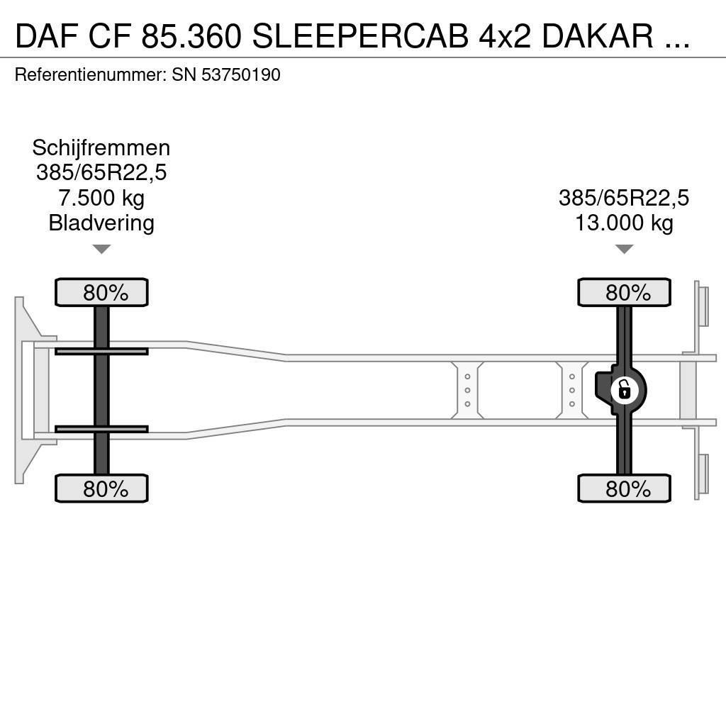 DAF CF 85.360 SLEEPERCAB 4x2 DAKAR EDUCATION TRUCK (ZF Kastenaufbau