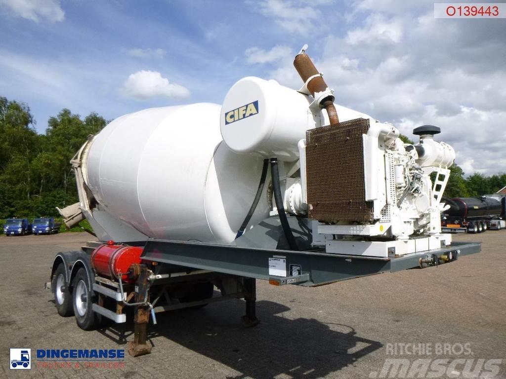 MOL Cifa mixer trailer 12 m3 Beton-Mischfahrzeuge