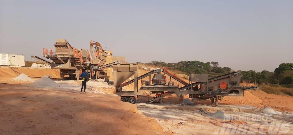 Constmach 60 - 80 TPH Mobile Impact Crushing Plant Mobile Brecher