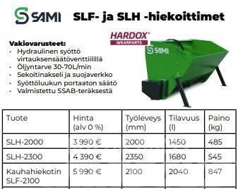 Sami SLH-2000 Hiekoitin 1450L Sand- und Salzstreuer