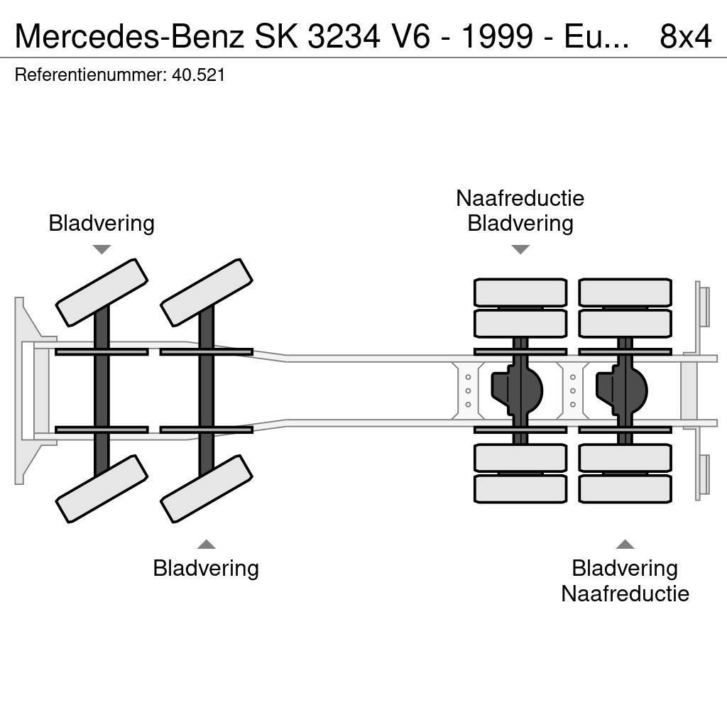 Mercedes-Benz SK 3234 V6 - 1999 - Euro 2 - Big Axles - Full stee Wechselfahrgestell
