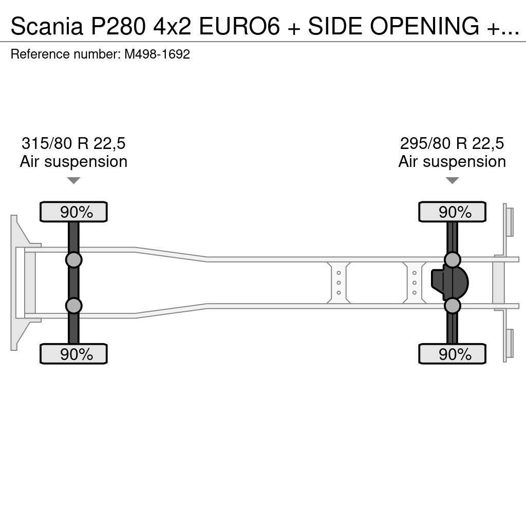 Scania P280 4x2 EURO6 + SIDE OPENING + ADR Kastenaufbau