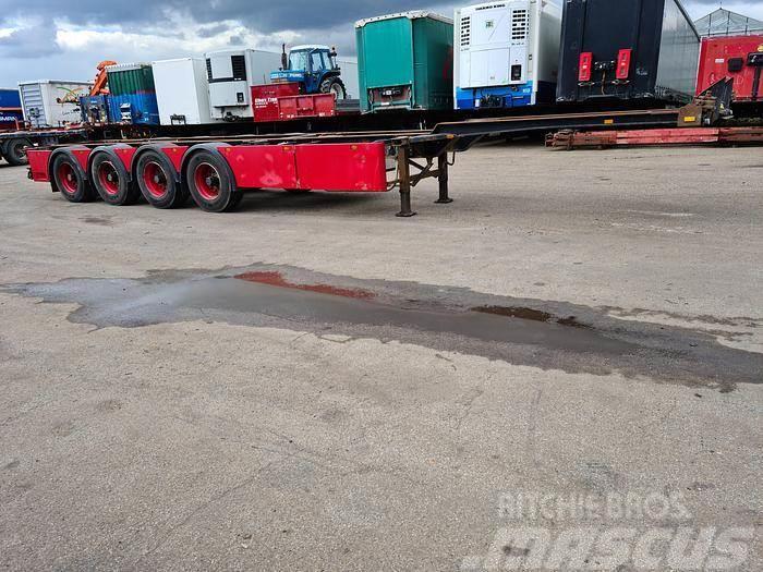 Stevens T76304 | 4 Axle | 40 TONS Containerauflieger