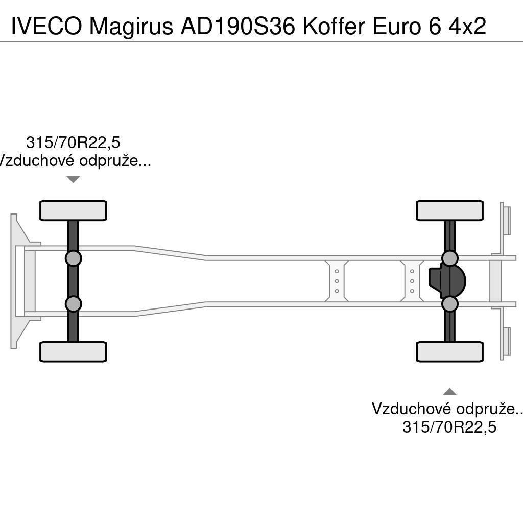 Iveco Magirus AD190S36 Koffer Euro 6 4x2 Kastenaufbau