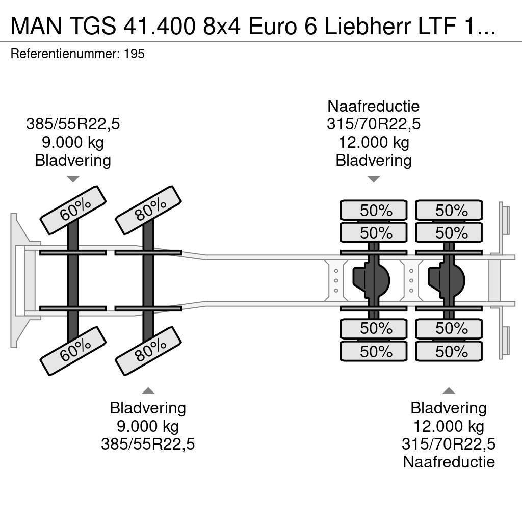 MAN TGS 41.400 8x4 Euro 6 Liebherr LTF 1060-4.1 All-Terrain-Krane