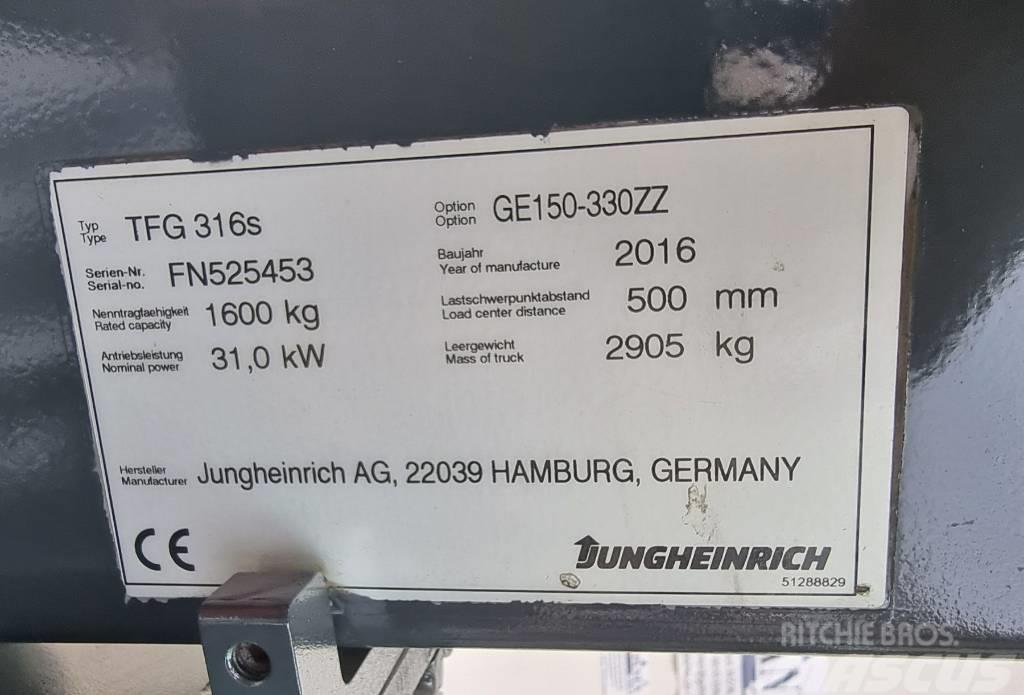 Jungheinrich TFG 316 S Gas Stapler