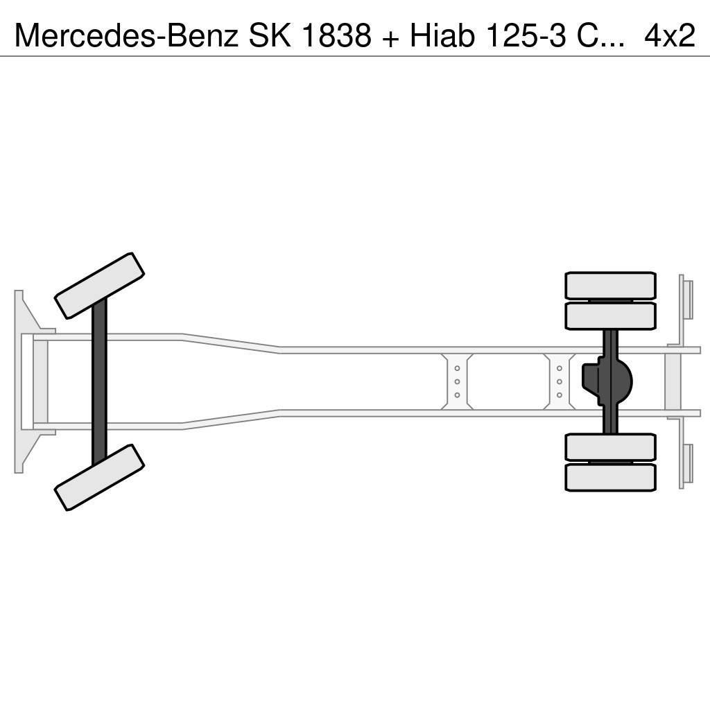 Mercedes-Benz SK 1838 + Hiab 125-3 Crane All-Terrain-Krane