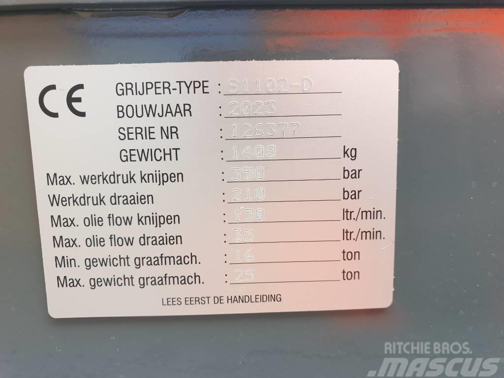 Zijtveld S1102-D sorting grapple cw40 Greifer