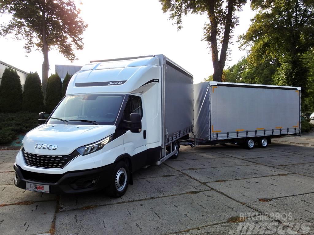 Iveco DAILY SET TARPAULIN WITH BLYSS TRAILER  18 PALLETS Kastenwagen