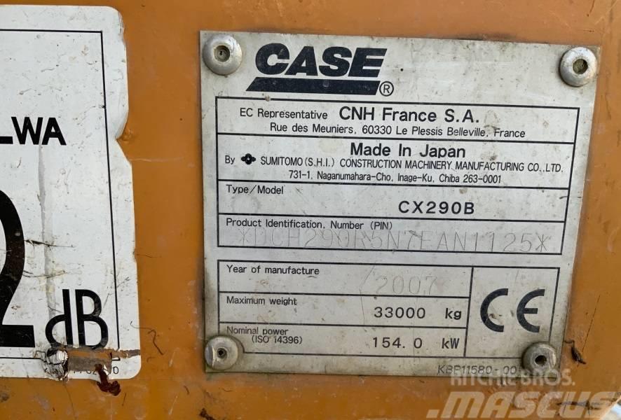 CASE CX 290 B + ROTOTILT Raupenbagger
