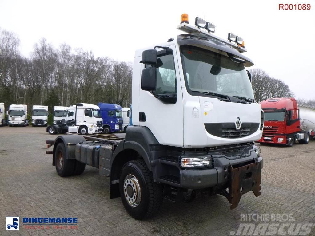 Renault Kerax 380 DXI 4x4 Euro 5 chassis + PTO Wechselfahrgestell