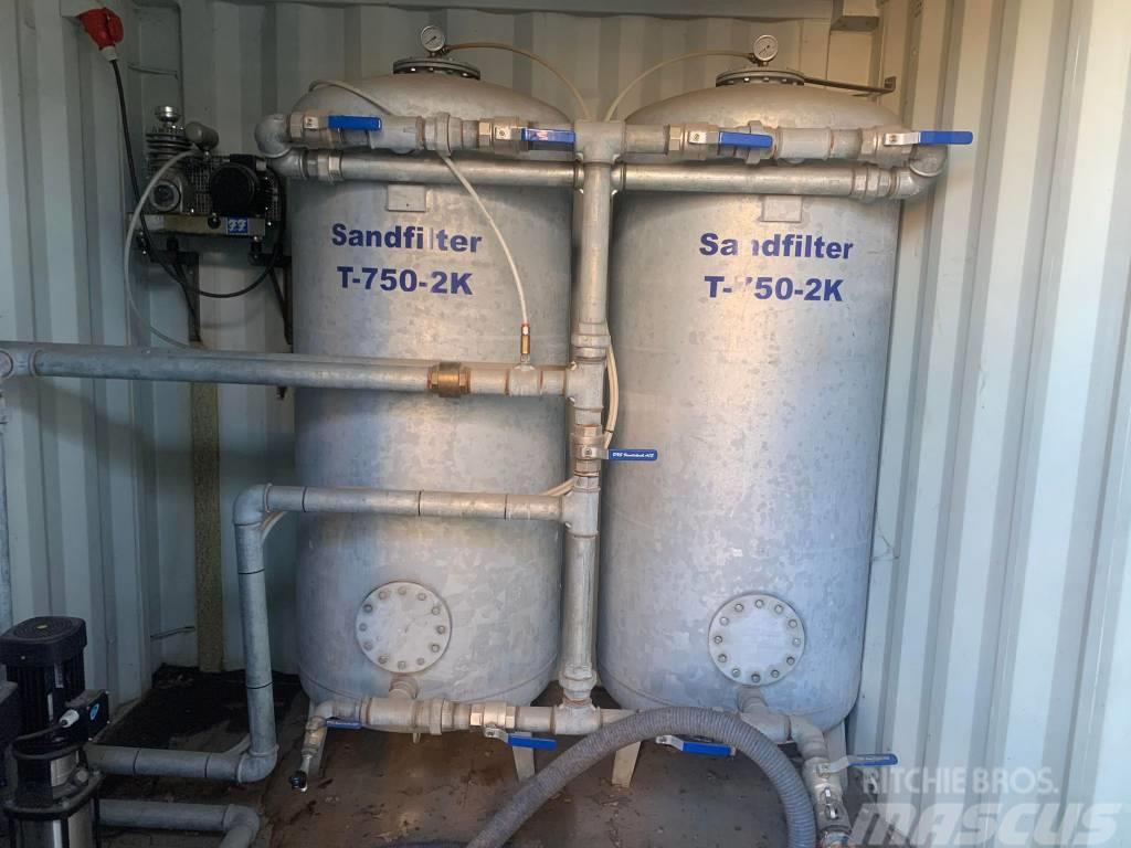  Mobil water treatment plant container 5 foot Mobil Abfallverarbeitungsanlagen