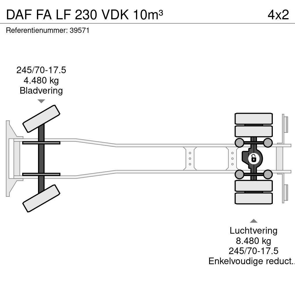 DAF FA LF 230 VDK 10m³ Müllwagen