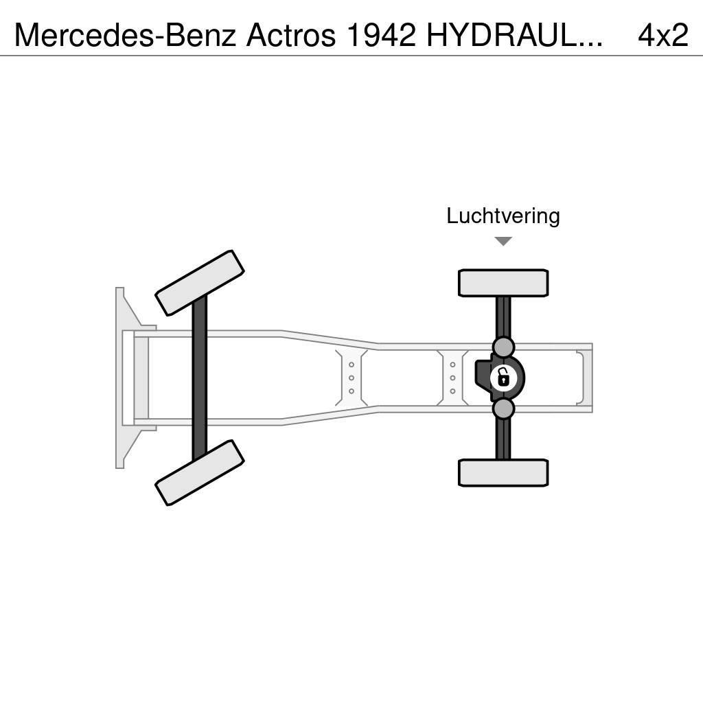 Mercedes-Benz Actros 1942 HYDRAULICS - EURO 5 - ONLY 426 760 KM Sattelzugmaschinen