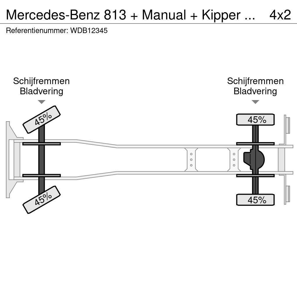 Mercedes-Benz 813 + Manual + Kipper + 4x4 Kipper
