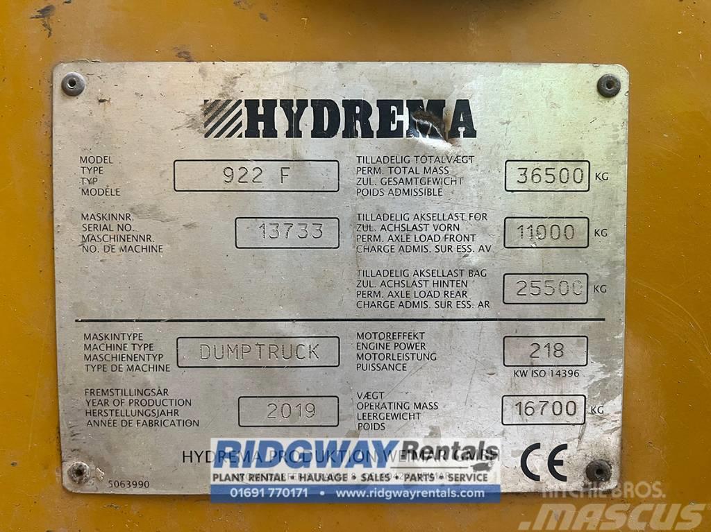 Hydrema 922F Dumper - Knickgelenk