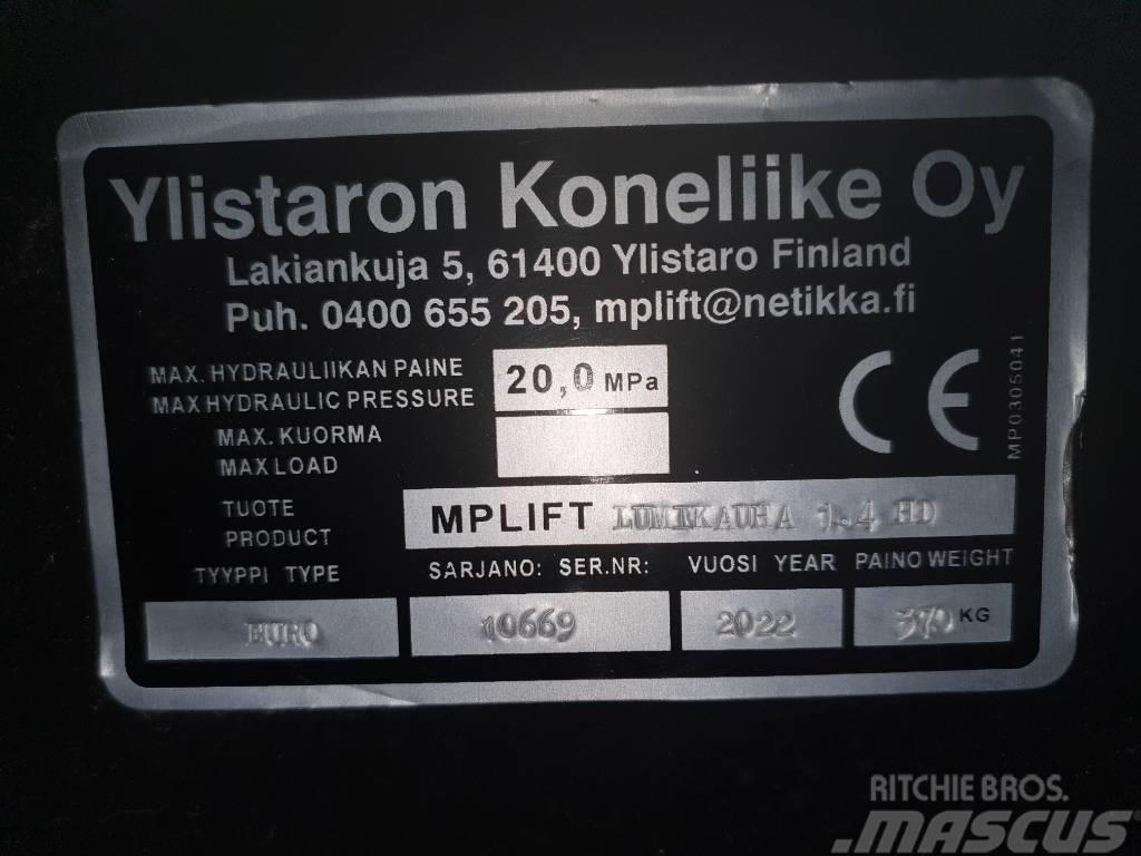 Mp-lift Lumikauha 1,4m3 / 2,4m EURO HD Frontladerzubehör