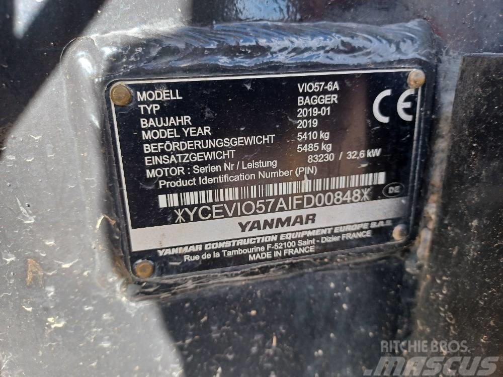 Yanmar VIO57-6A Minibagger < 7t