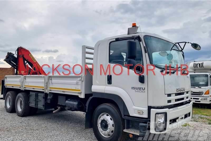 Isuzu FVZ1400,6x4, DOUBLE DIFF WITH DROPSIDE AND CRANE Andere Fahrzeuge