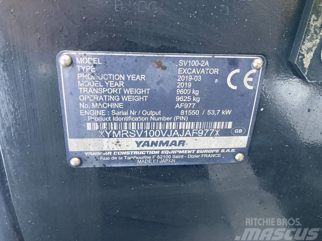 Yanmar SV 100-2A Midibagger  7t - 12t