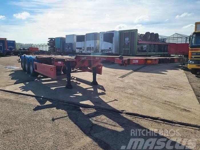  Dennisson 3 AXLE CONTAINER CHASSIS 40 FT 2X20 FT 3 Containerauflieger