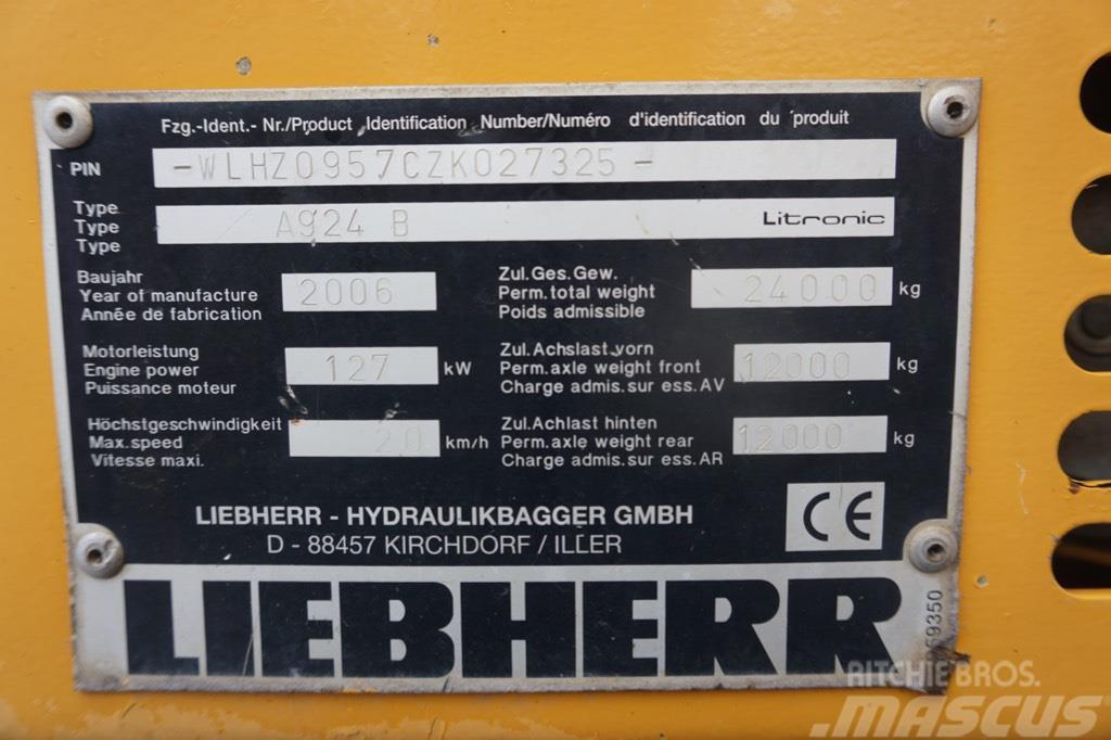 Liebherr A 924 B Litronic Materialumschlag