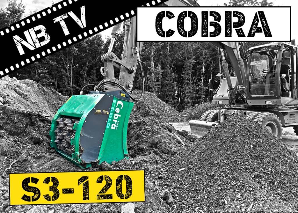 Cobra Siebschaufel S3-120 | Schaufelseparator Bagger Siebschaufeln