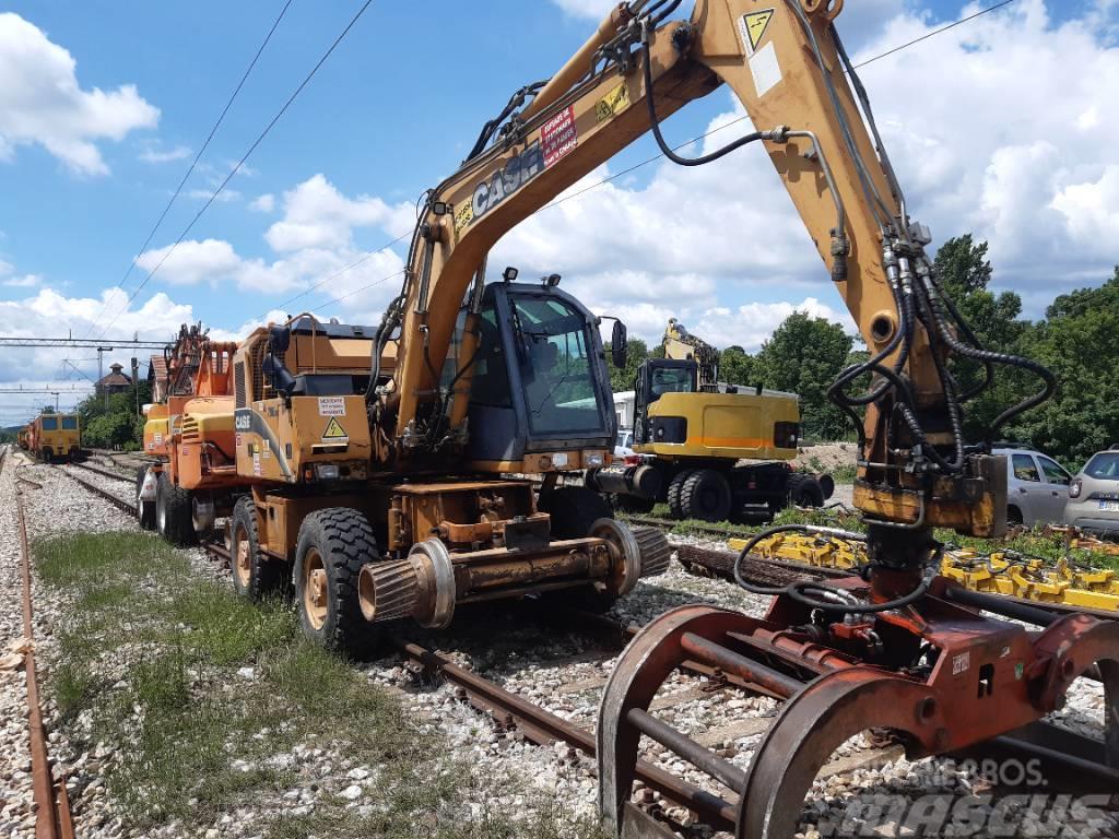 CASE 788 SR Rail Road Excavator Schienen Wartung
