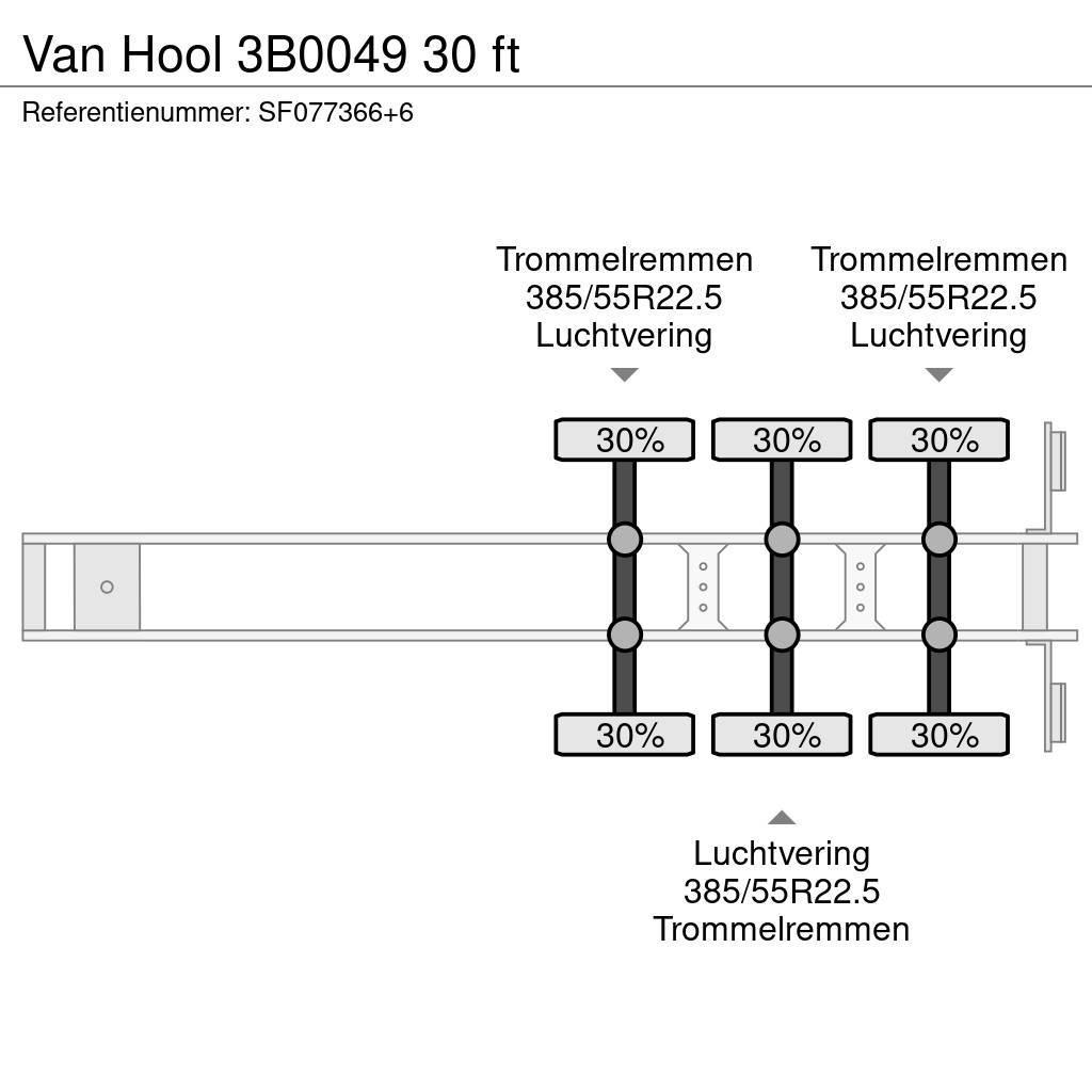 Van Hool 3B0049 30 ft Containerauflieger