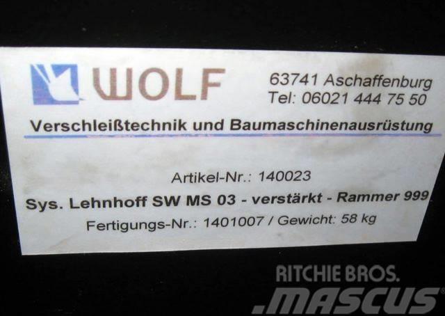 Wolf Schraubadapter MS03 zu Rammer 999 Schnellwechsler