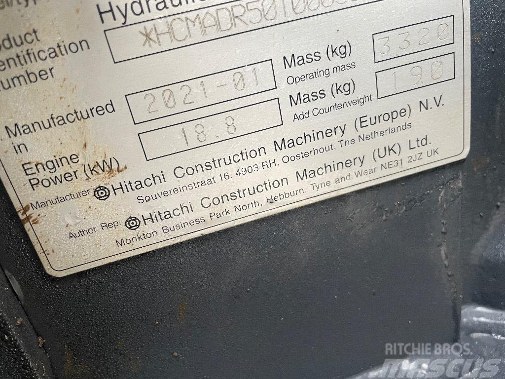 Hitachi ZX 33 U Minibagger < 7t