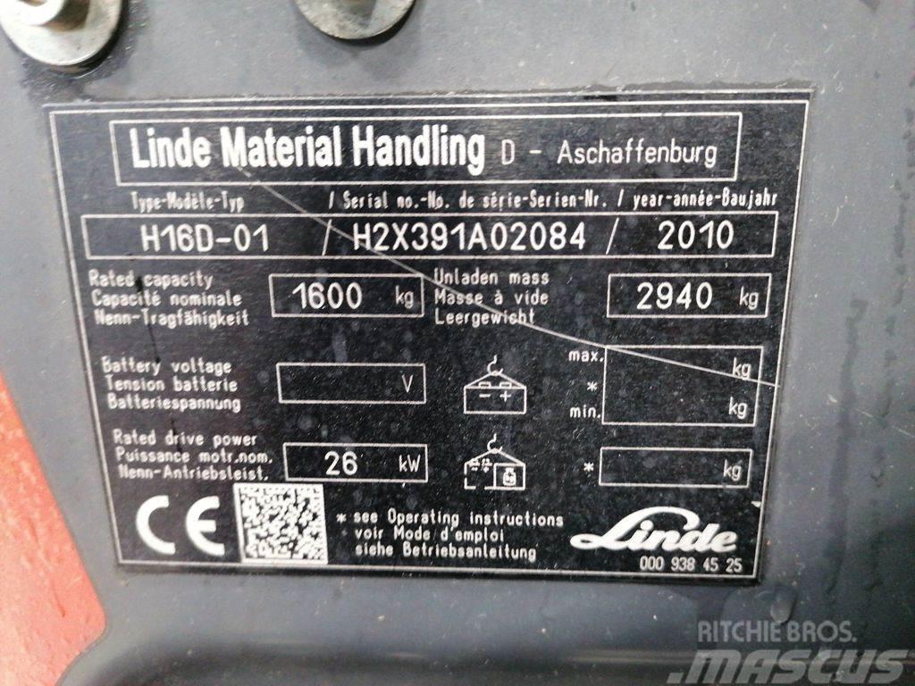 Linde H16D-01 Diesel Stapler