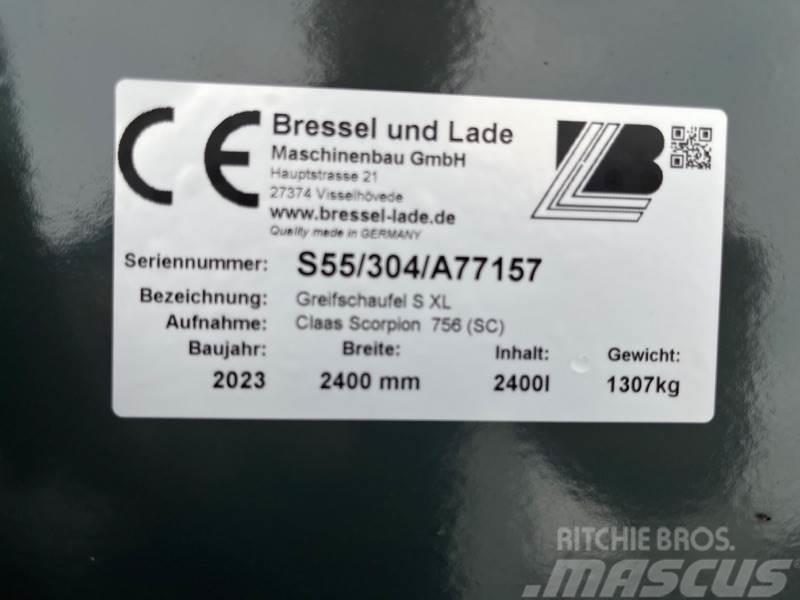 Bressel UND LADE S55 Greifschaufel S XL, 2.400 mm Andere Landmaschinen