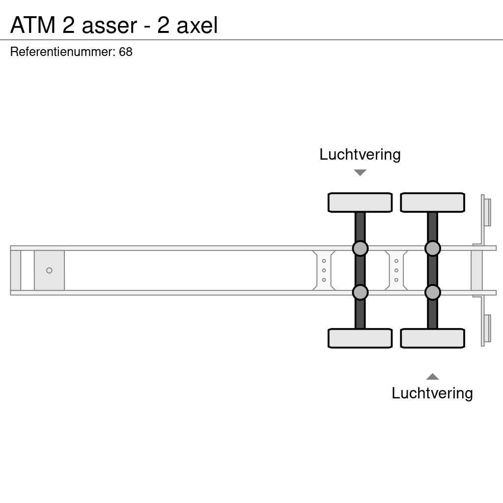 ATM 2 asser - 2 axel Kippladerauflieger
