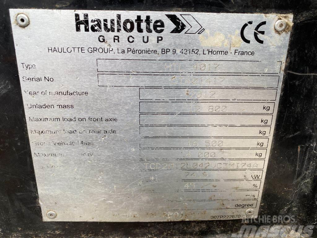 Haulotte HTL 4017 - 4X4X4 - 5.617 HOURS - 17 METER - 4.000 Teleskoplader