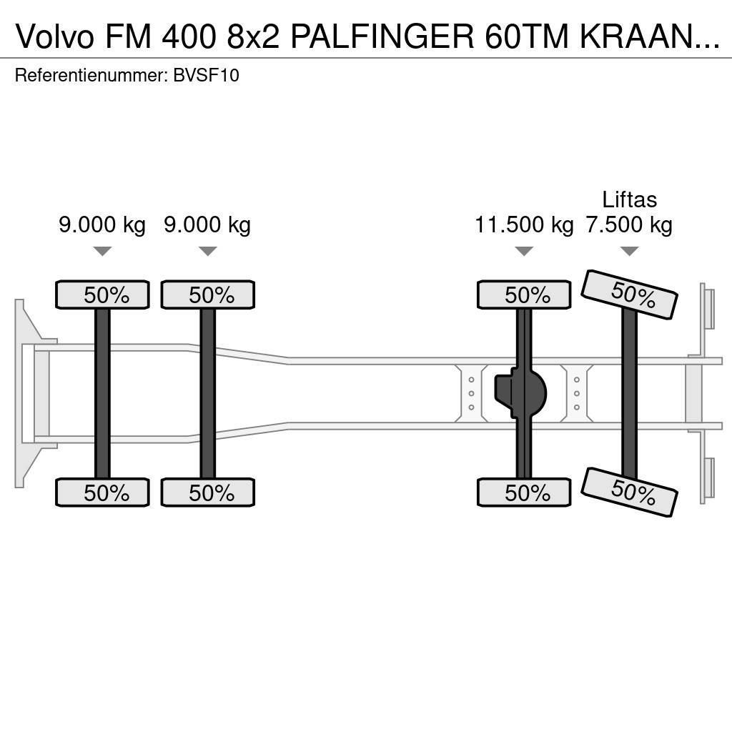 Volvo FM 400 8x2 PALFINGER 60TM KRAAN/KRAN!!EURO5!! All-Terrain-Krane