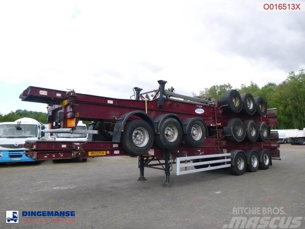 Dennison Stack - 4 x container trailer 40 ft Containerauflieger