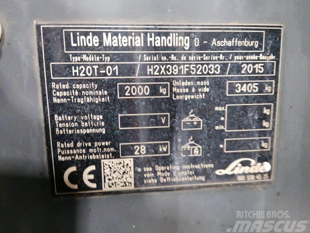 Linde H20T-01 Gas Stapler