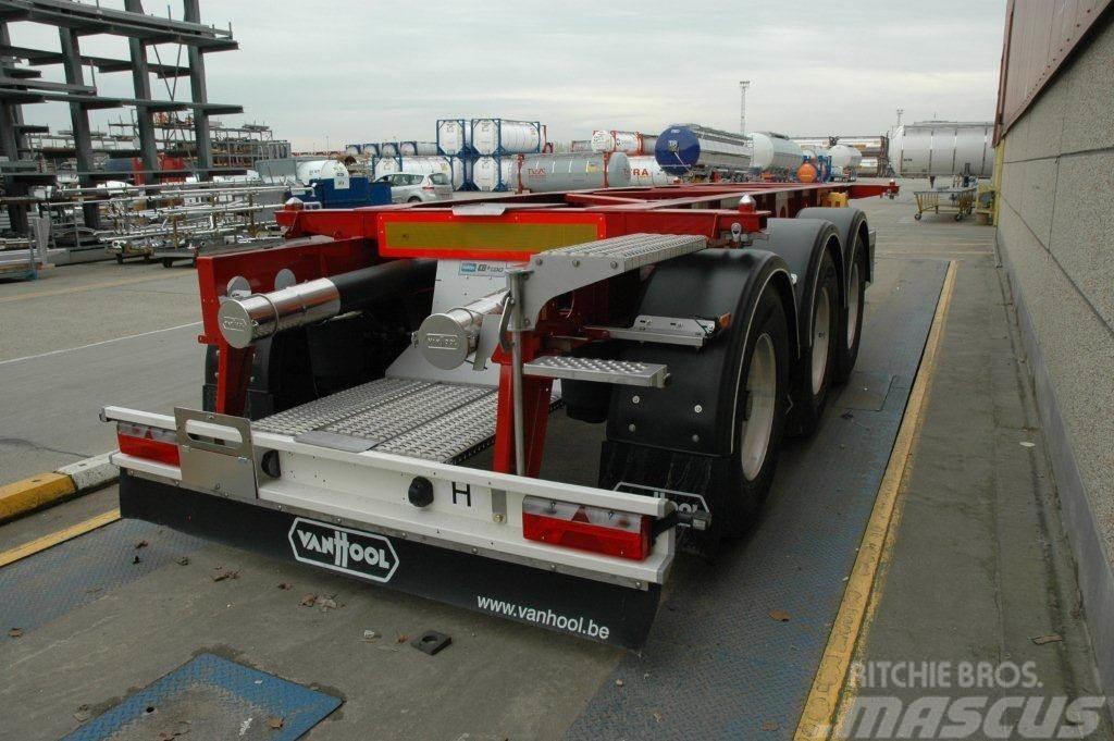 Van Hool 20" Tankchassis 3100 kg Containerauflieger