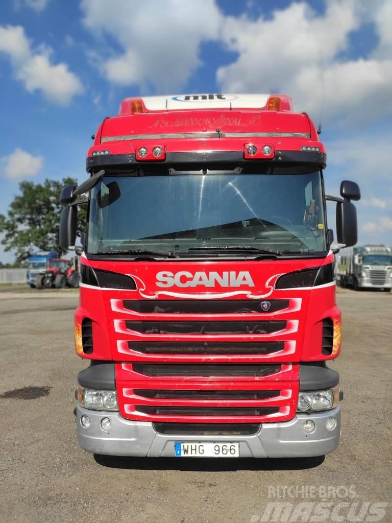 Scania R 480 Holztransportanhänger