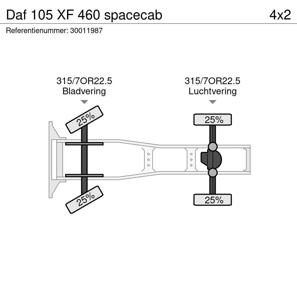 DAF 105 XF 460 spacecab Sattelzugmaschinen