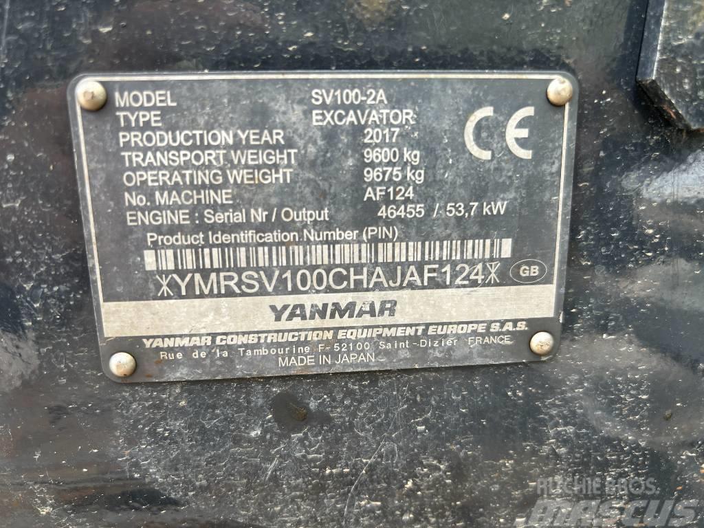 Yanmar SV100-2A Midibagger  7t - 12t