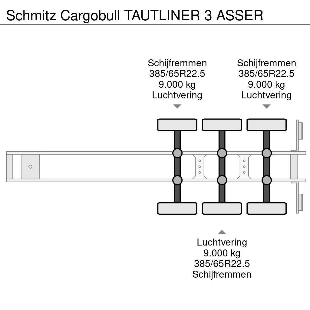 Schmitz Cargobull TAUTLINER 3 ASSER Curtainsiderauflieger